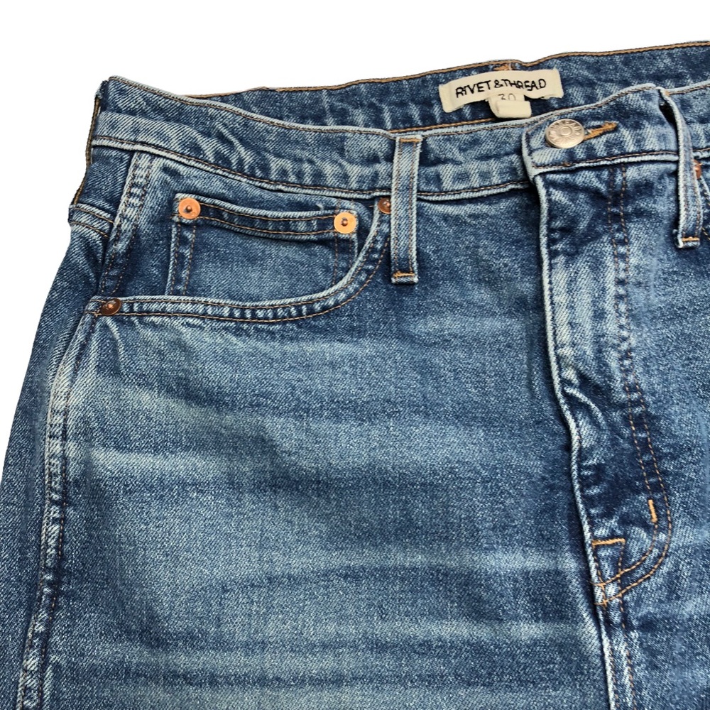 Madewell Rivet & Thread High Rise Stovepipe Jeans - Picture 4 of 14